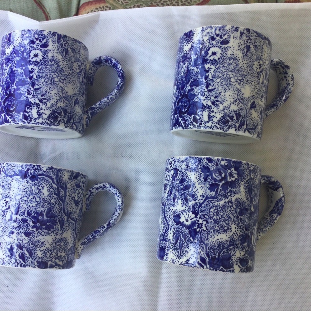 SET OF 4 MUGS LAURA ASHLEY CHINTZWARE VINTAGE